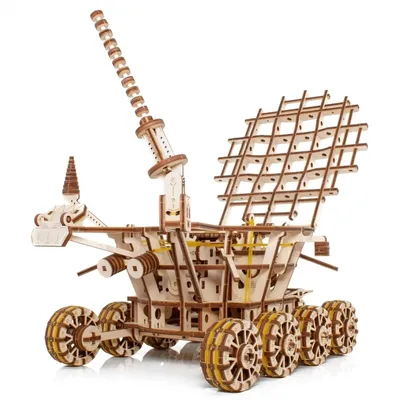 Деревянный конструктор EWA Робот Луноход - купить по лучшей цене в  интернет-магазине детских игрушек SunnyToy!