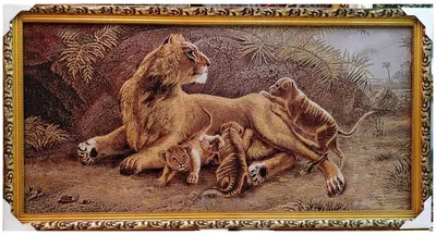 Картинки львица с львятами - 79 фото