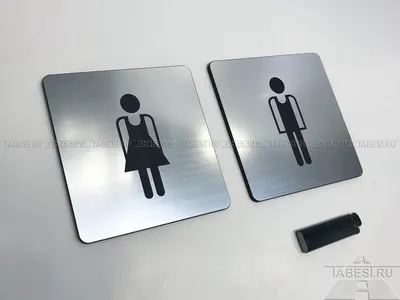 Таблички Туалет.
