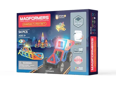 Magformers Vehicle Wow Set (16-pieces) Magnetic Building Blocks STEM Toy  Set | eBay