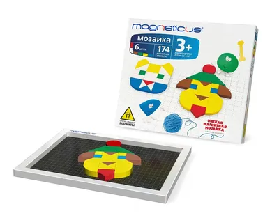 Мозаика Забавные Животные 5 цветов Magneticus MA-60 купить в Евпатории по  цене 440 руб., фото, отзывы