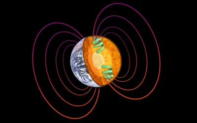 Ученые обнаружили увеличивающуюся «вмятину» в магнитном поле Земли