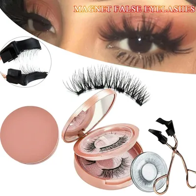 Накладные магнитные ресницы Kiss Magnetic Lashes Double Strength KMEL 02  Tempt | 