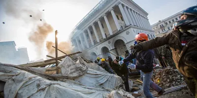 Не зли Майдан". Сегодня протестанты укрепили баррикады. ФОТОрепортаж « Фото  | Мобильная версия | Цензор.НЕТ