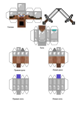 Майнкрафт из бумаги схемы распечатать - поделки фигурки оригами картинки  скины видео | Полезн… | Manualidades de minecraft, Juguetes minecraft,  Minecraft para armar