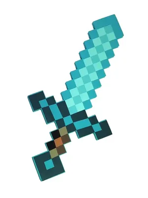 Алмазный меч Майнкрафт Minecraft (60 см) — купить в интернет-магазине по  низкой цене на Яндекс Маркете
