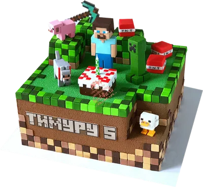 Minecraft 5 вафельная картинка | Магазин Домашний Пекарь