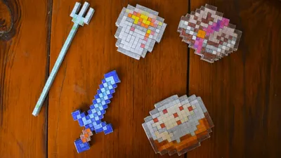 Minecraft из бумаги, модели сборные бумажные скачать бесплатно - Модели из  игр, фильмов - Каталог моделей - «Только бумага»