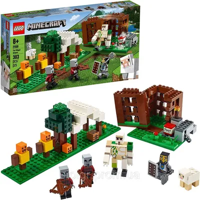 Купить Конструктор Лего майнкрафт Аванпост разбойников 21159 LEGO  Minecraft, цена 3199 грн —  (ID#1189727916)