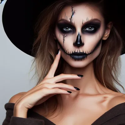 Макияж на Хэллоуин 2020: 32 страшно красивых идеи грима | Halloween makeup  clown, Halloween makeup easy, Halloween makeup scary