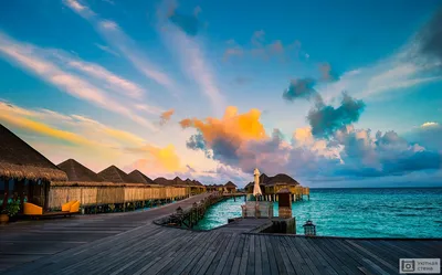 Красивые места по всему миру - Рассвет на Джоали, Мальдивские острова Фото:  Missangievilla | Facebook