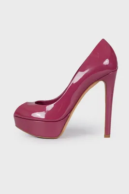 Christian Dior Лаковые туфли темно-малинового цвета 8835455, Оригинал —  Купить в The Originals
