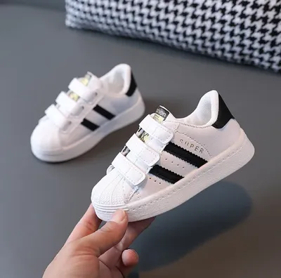 Fashion Children's Sneakers Casual White Stripe Shoes Four Seasons Summer  Boys Girls Kids Unisex Foot Tide Toddler Sneakers