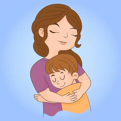 Молодая мама обнимает ребенка, любовь…» — создано в Шедевруме