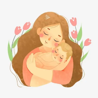 Мама с ребенком на руках ︎ ︎ ︎ ...…» — создано в Шедевруме