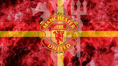 Картинки манчестер юнайтед, manchester united, фан арт, эмблема, огонь -  обои 2560x1440, картинка №158557