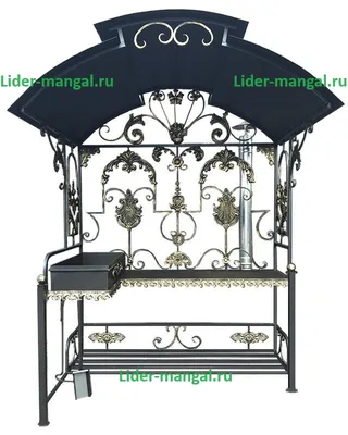 Мангал с арочной крышей (с подказанником) купить в Тюмени. Цена от  производителя.