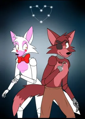 Фокси и Мангл | Foxy and mangle, Anime fnaf, Fnaf drawings