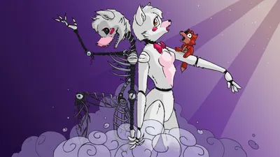 Создать мем "шип мангл и фокси 2020, foxy x mangle, мангл и фокси любовь" -  Картинки - 