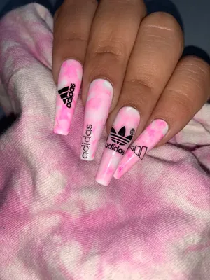 Pin by Heysel on Nails | Adidas nails, Nike nails, Sports nails