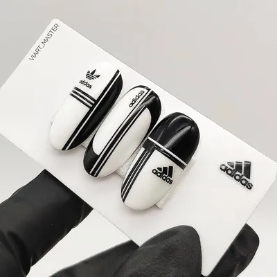 adidas nails | Don't you wish you'd be a girl? Others: Acryl… | Flickr