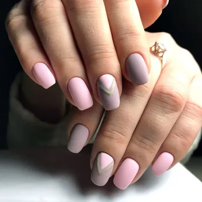 Фиолетовый матовый маникюр. Маникюр 2020-2021. | Nails, Beautiful nails,  Beauty