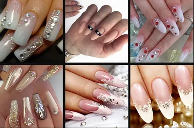 Manicure designs - Дизайн ногтей стразами Шикарный маникюр для особенных  мероприятий, а также любая другая вечеринка не могут обойтись без  праздничного образа с роскошным дизайном ногтей. | Facebook