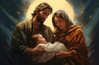 Мария и Иосиф» — создано в Шедевруме