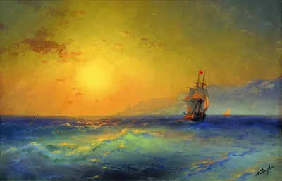 Марина: описание жанра живописи, морские пейзажи | Артхив
