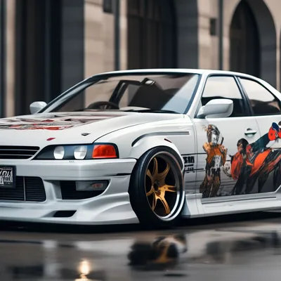 Toyota mark 2 jzx90 anime livery» — создано в Шедевруме