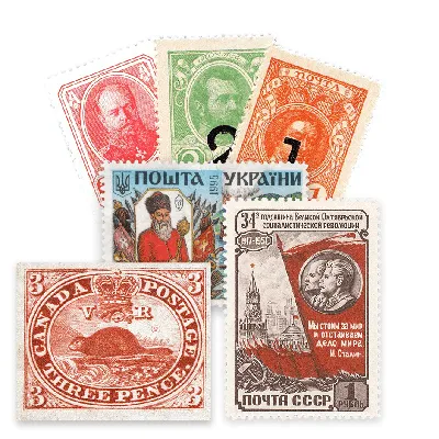 File:Почтовые марки История Украины войны с готами, гуннами, аварами,   - Wikimedia Commons