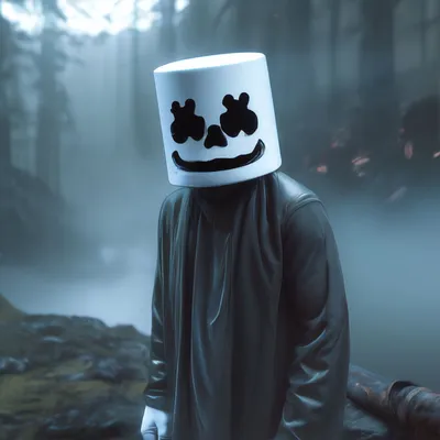 Создать мем "marshmello dj, маршмеллоу человек, пацаны крутые" - Картинки -  