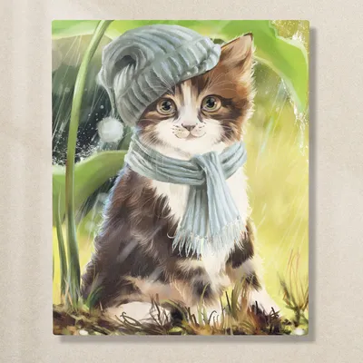 Картина на холсте Postermarket "Мартовский кот" 40x50 см. - купить по  низкой цене в интернет-магазине OZON (631008303)