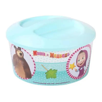 Шкатулка игрушечная "Маша и Медведь" круглая, М7207 (id 75875011), купить в  Казахстане, цена на 