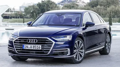 Пример украшения свадебного автомобиля Audi A8 long и вариант украшения №57  (арт. 722)