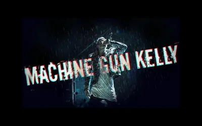 Скачать обои Machine Gun Kelly с гитарой | Обои.com