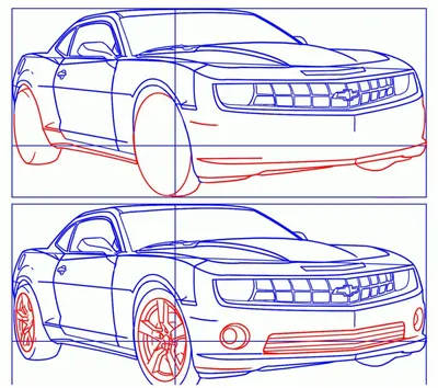 Рисуем автомобиль карандашом! - Demiart