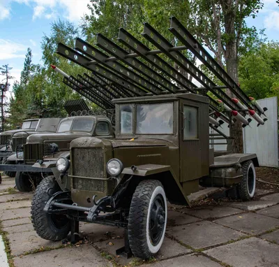 модель грузовика БМ-13Н Катюша на базе Студебеккер из бронзы в масштабе   купить