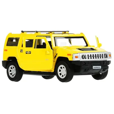 Машина Hummer H2 Pickup Полиция 12 см белый ТМ Технопарк | Hummer |  Технопарк