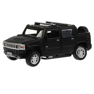 Машина металлическая hummer h3, , инерция, открываются двери, цвет  серый Автоград 01072562: купить за 510 руб в интернет магазине с бесплатной  доставкой