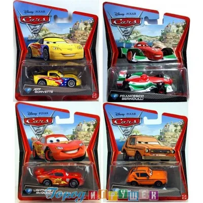 Тачки 2 Литые машинки (в ассорт) - Disney Cars Mattel - Город игрушек