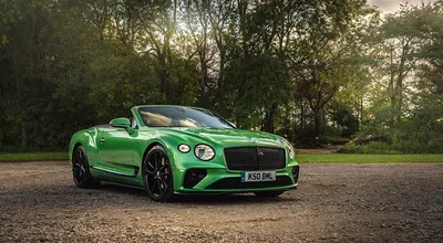 Картинки Bentley Continental GT V8, Convertible (Apple Green),