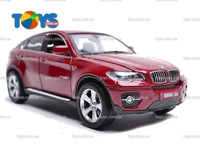 Машина металл BMW X6 ДЛЯ ДЕВОЧЕК 12 см, двери, багаж, инер, белый, кор.  Технопарк в кор.2*36шт (X6-12GRL-WH) по низкой цене - 
