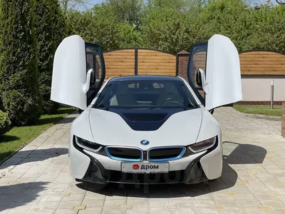 Радиоуправляемая машина Rastar BMW i8 White  (двери открываеются с  пульта) - RAS-71000-W купить в Москве