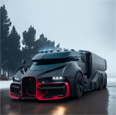 Машины будущего: искусственный интеллект создал футуристические грузовики в  стиле Bugatti | Топчики: Лучшие из лучших: рейтинги и обзоры | Дзен