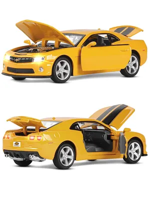 Модель машины  Chevrolet Camaro 13см инерция Желтый - купить с  доставкой по выгодным ценам в интернет-магазине OZON (511996191)