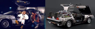 Автомобили и транспорт - DeLorean DMC 12 Назад в будущее эпизод 1,  CARS_1266 | 3D модель для ЧПУ станка