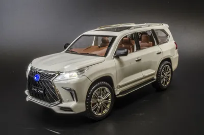 Металлическая инерционная модель автомобиля lexus LX 570, масштаб  со  звуком и светом