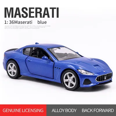 Модель изысканной игрушечной машины Maserati Gran Туризм MC , Стайлинг  автомобиля, модель автомобиля из сплава, игрушечные автомобили F38 |  AliExpress