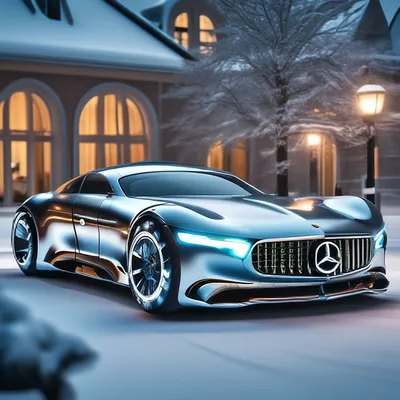 Машина Mercedes. Benz. Vision. AVR…» — создано в Шедевруме